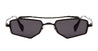 Ottica Mondello Roma - Kuboraum - KRSZ23BB0000002Y - MASK Z23 - BLACK MATTE - Metal - shape  - Black - EYEWEAR - SUNGLASSES - Uomo,Men - lens  - Made In Italy