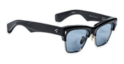Ottica Mondello Roma - Jacques Marie Mage - JMMUB-88 - BUGSY - BLACK - Acetate, titanium - shape Clubmaster - transparent beige - EYEWEAR - SUNGLASSES - Unisex,Uomo,Donna,Women,Men - lens Blue - Made In Japan