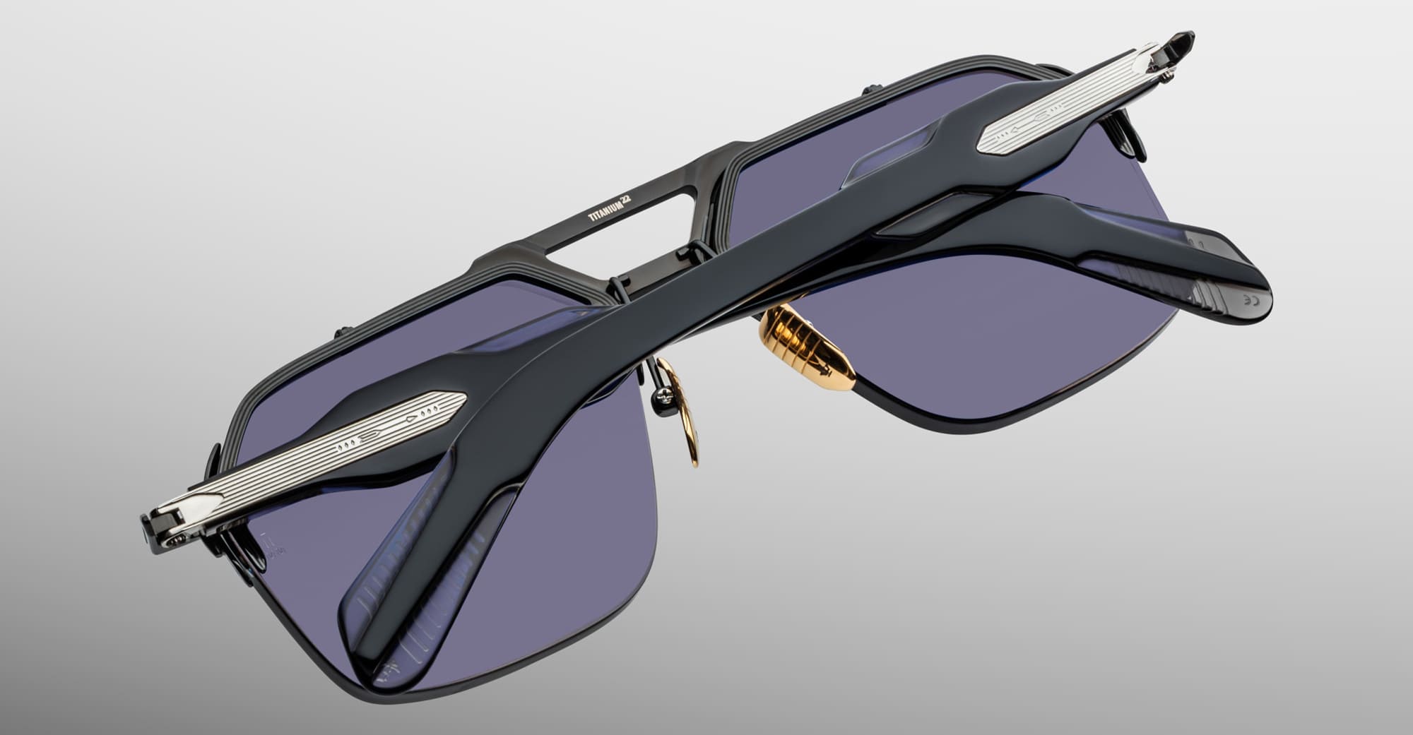 Ottica Mondello Roma - Jacques Marie Mage - JMMSVR-58 - SILVERTON - RAVEN - Acetate, titanium - shape  -  - EYEWEAR - SUNGLASSES - Uomo,Men - lens  - Made In Japan