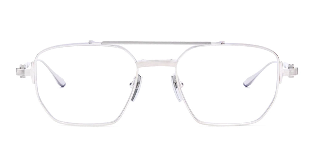 Ottica Mondello Roma - Akoni - AKX-539C-52 - PROTEUS - SHINY SILVER RX - Titanium - shape Navigator - Silver - EYEWEAR - EYEGLASSES - Unisex,Uomo,Donna,Women,Men - lens Clear - Made In Japan