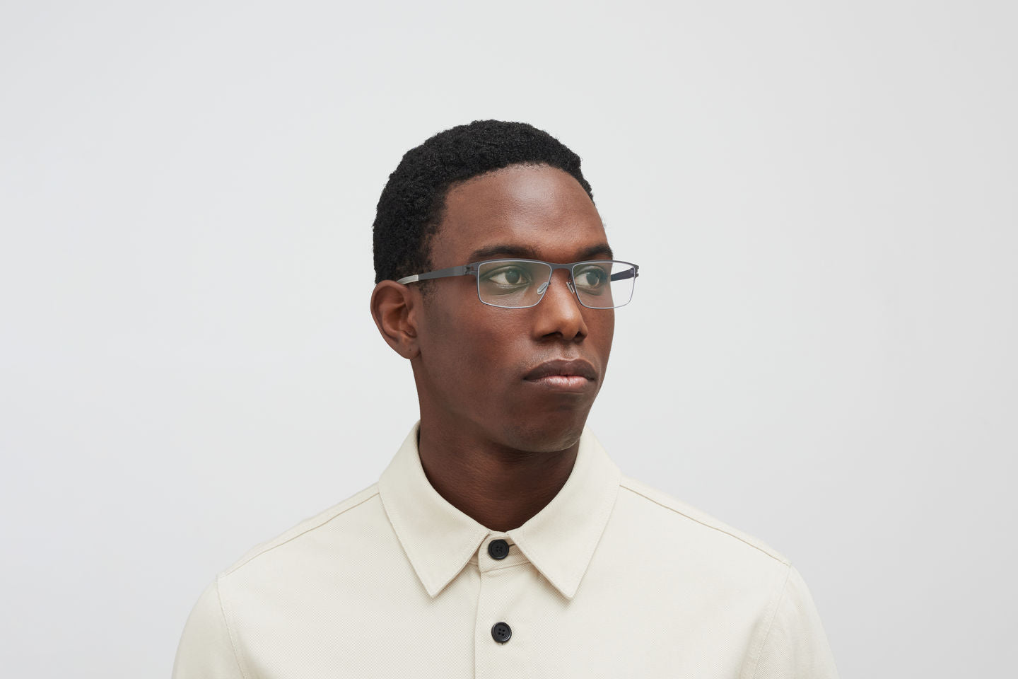Ottica Mondello Roma - Mykita - 10012918 - MARTIN - GRAPHITE RX  - stainless steel - shape Rectangular - grey - EYEWEAR - EYEGLASSES - Uomo,Men - lens Clear - Made In Germany
