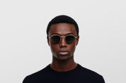Ottica Mondello Roma - Mykita - 10087670 - MR001 AL3 - Titan / Black / Brown Solid Lens - stainless steel - shape  - silver, black - EYEWEAR - SUNGLASSES - Unisex,Uomo,Donna,Women,Men - lens  - Made In Germany
