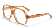 Ottica Mondello Roma - Valentino - VLX-177D-59 - VLX-177D - LIGHT HAVANA / V-LIGHT GOLD RX - Acetate - shape Round - havana, gold - EYEWEAR - EYEGLASSES - Donna,Women - lens Clear - Made In Japan