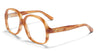 Ottica Mondello Roma - Valentino - VLX-177D-59 - VLX-177D - LIGHT HAVANA / V-LIGHT GOLD RX - Acetate - shape Round - havana, gold - EYEWEAR - EYEGLASSES - Donna,Women - lens Clear - Made In Japan