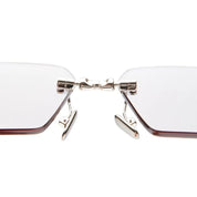 Ottica Mondello Roma - Kuboraum - KRSH68SI0000004G - MASK H68 SI - SILVER - Metal - shape Squared - Silver - EYEWEAR - SUNGLASSES - Unisex,Uomo,Donna,Women,Men - lens Grey - Made In Italy