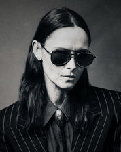 Ottica Mondello Roma - Jacques Marie Mage - JMMMD-2H - COMMANDER - ANTIQUE SILVER - Titanium - shape Pilot - Silver - EYEWEAR - SUNGLASSES - Unisex,Uomo,Donna,Women,Men - lens Blue - Made In Japan