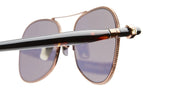 Ottica Mondello Roma - Kuboraum - KRSP75BZB00000GF - MASK P75 BZB - BRONZE - metal, acetate - shape Pilot - bronze brown - EYEWEAR - SUNGLASSES - Unisex,Uomo,Donna,Women,Men - lens bronze - Made In Italy