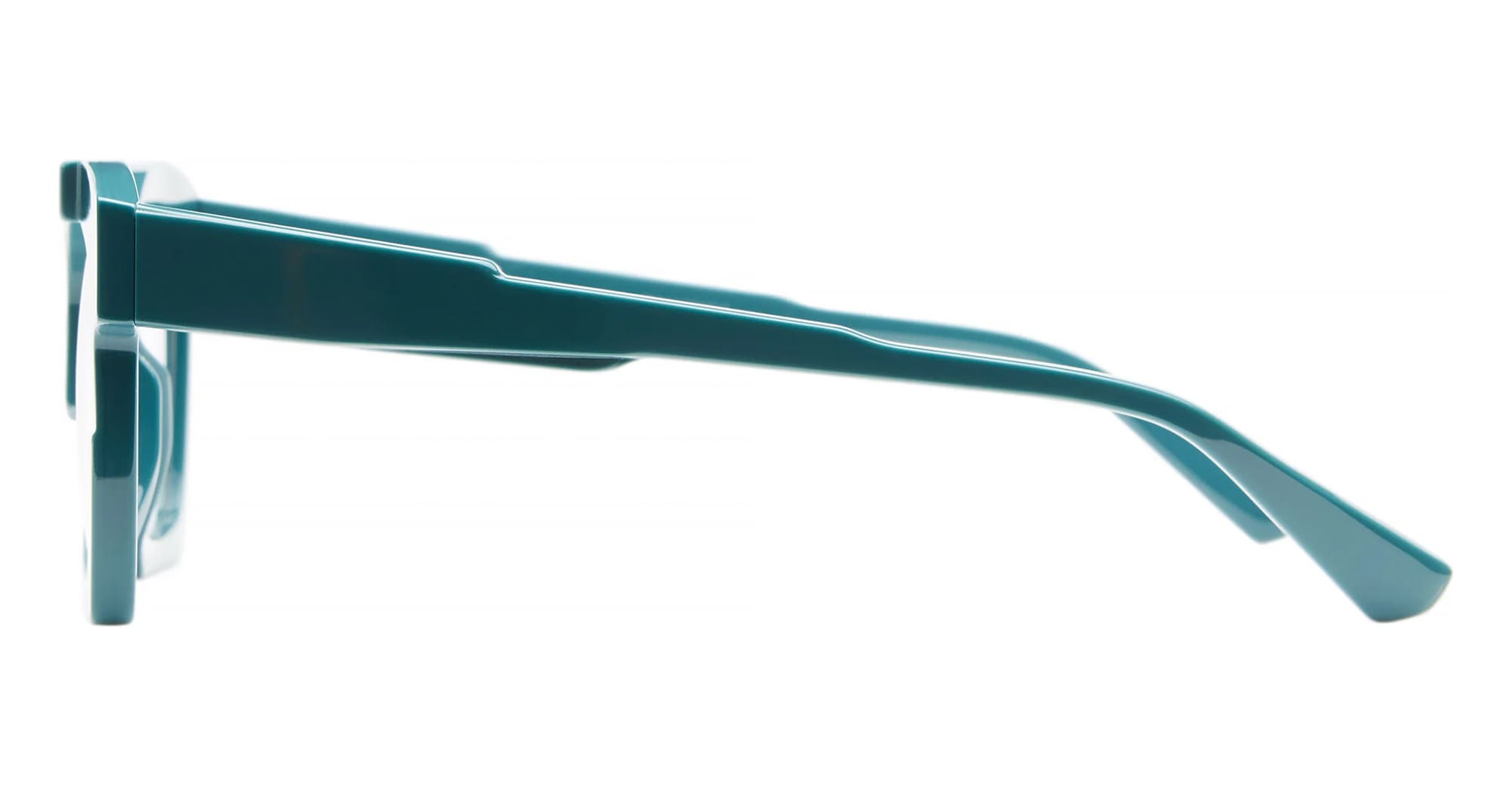 Ottica Mondello Roma - Kuboraum - KRO0K5TGR00000OP - MASK K5 - TEAL GREEN RX  - Acetate - shape Squared - green - EYEWEAR - EYEGLASSES - Donna,Women - lens Clear - Made In Italy