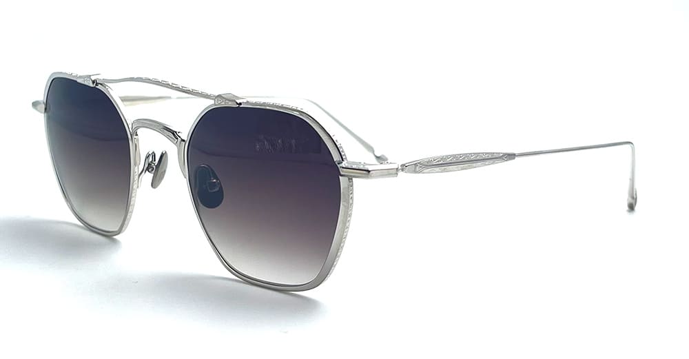 サングラス MATSUDA Matsuda - M3145.SG - palladium white grey grad Matsuda M3145 - palladium white – Mondello 1962