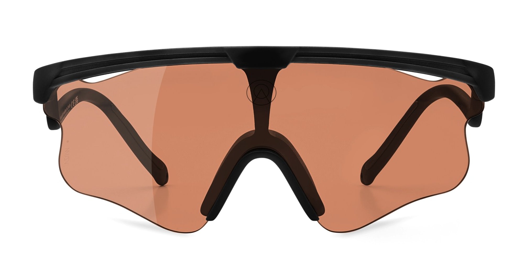 Ottica Mondello Roma - Alba Optics - 8050054518572 - DELTA LEI - BLACK / VZUM SALMON - Tr90 - shape Mask - Black - EYEWEAR - SUNGLASSES - Unisex,Uomo,Donna,Women,Men - lens Pink - Made In Italy