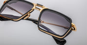 Ottica Mondello Roma - Jacques Marie Mage - JMMGTR-C7 - GT-R - CIA - titanium, acetate - shape Navigator - Gold - EYEWEAR - SUNGLASSES - Uomo,Men - lens Gradient black - Made In Japan