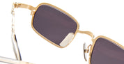 Ottica Mondello Roma - Kuboraum - KRSZ18GB0000002Y - MASK Z18 - GOLD / BLACK - metal, acetate - shape Rectangular - Gold - EYEWEAR - SUNGLASSES - Unisex,Uomo,Donna,Women,Men - lens Grey - Made In Italy