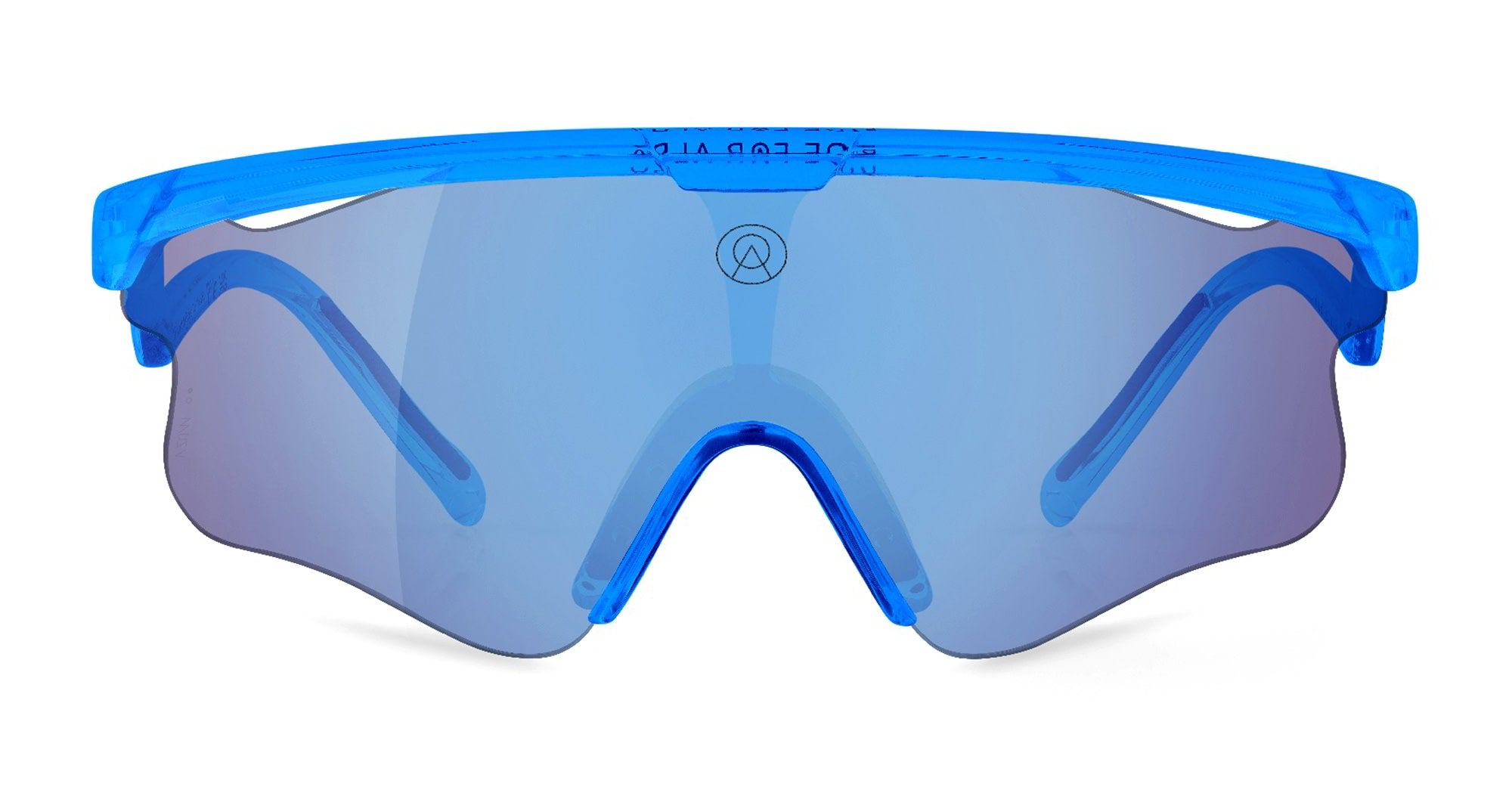  VZUM F-LENS FLM - Tr90 - shape Mask - blue - EYEWEAR - SUNGLASSES - Unisex,Uomo,Donna,Women,Men - lens purple - Made In Italy