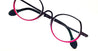 Ottica Mondello Roma - Theo eyewear - CONA-375 - CONSTANTIA - 375 PURPLE / PINK RX - stainless steel - shape  - purple - EYEWEAR - EYEGLASSES -  - lens Clear - Made In Belgium
