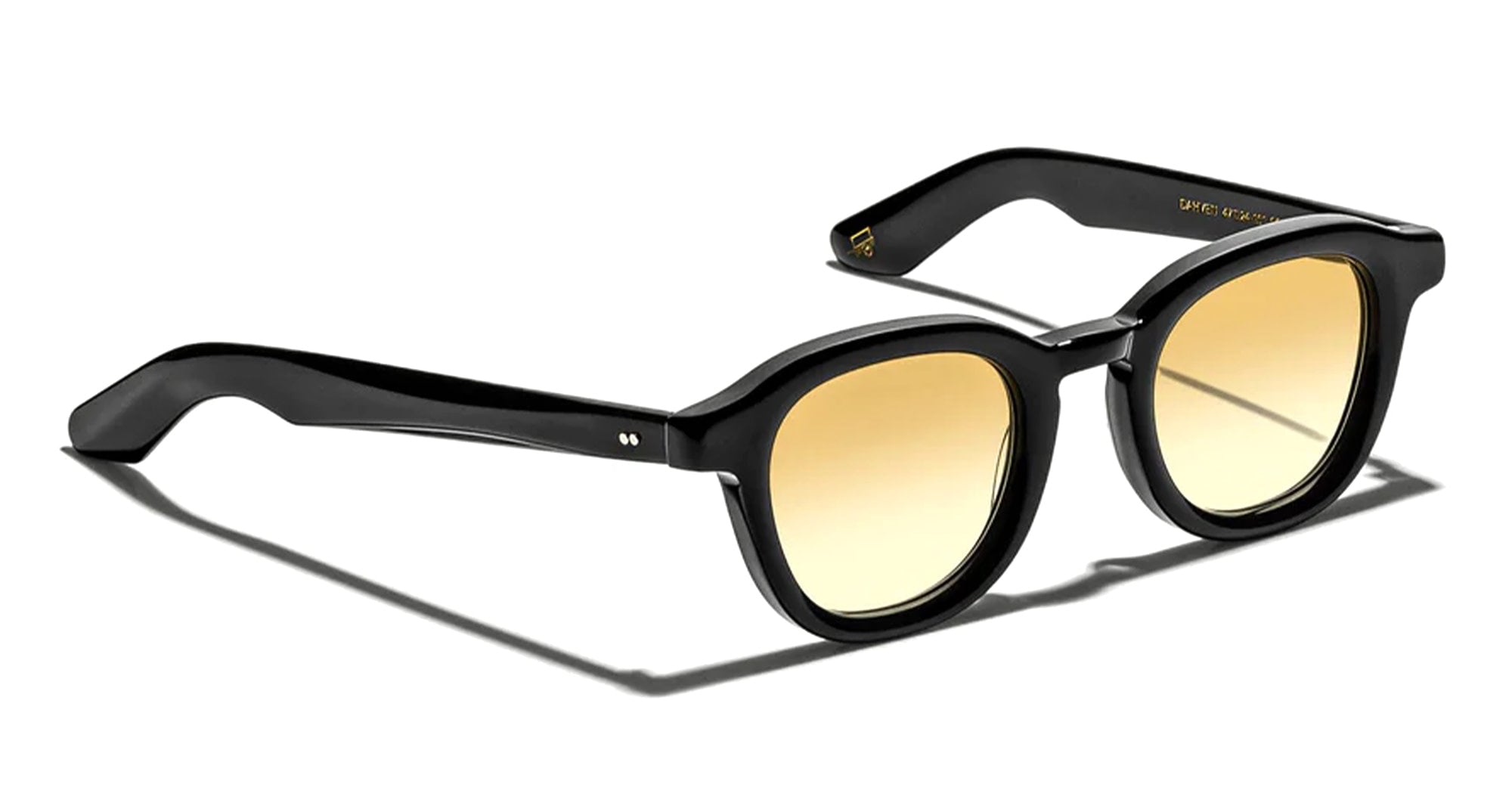  CUSTOM CHESTNUT FADE LENS - Acetate - shape Panto - Black - EYEWEAR - SUNGLASSES - Unisex,Uomo,Donna,Women,Men - lens Gradient brown - Made In China