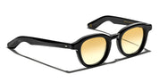 Ottica Mondello Roma - Moscot - OR-DAH-S47240200-TK - DAHVEN  (47) - BLACK / CUSTOM CHESTNUT FADE LENS - Acetate - shape Panto - Black - EYEWEAR - SUNGLASSES - Unisex,Uomo,Donna,Women,Men - lens Gradient brown - Made In China