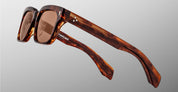 Ottica Mondello Roma - Jacques Marie Mage - JMMMLX-18P - MOLINO 55 - BOURBON - Acetate - shape Rectangular - Havana - EYEWEAR - SUNGLASSES - Unisex,Uomo,Donna,Women,Men - lens Brown - Made In Japan