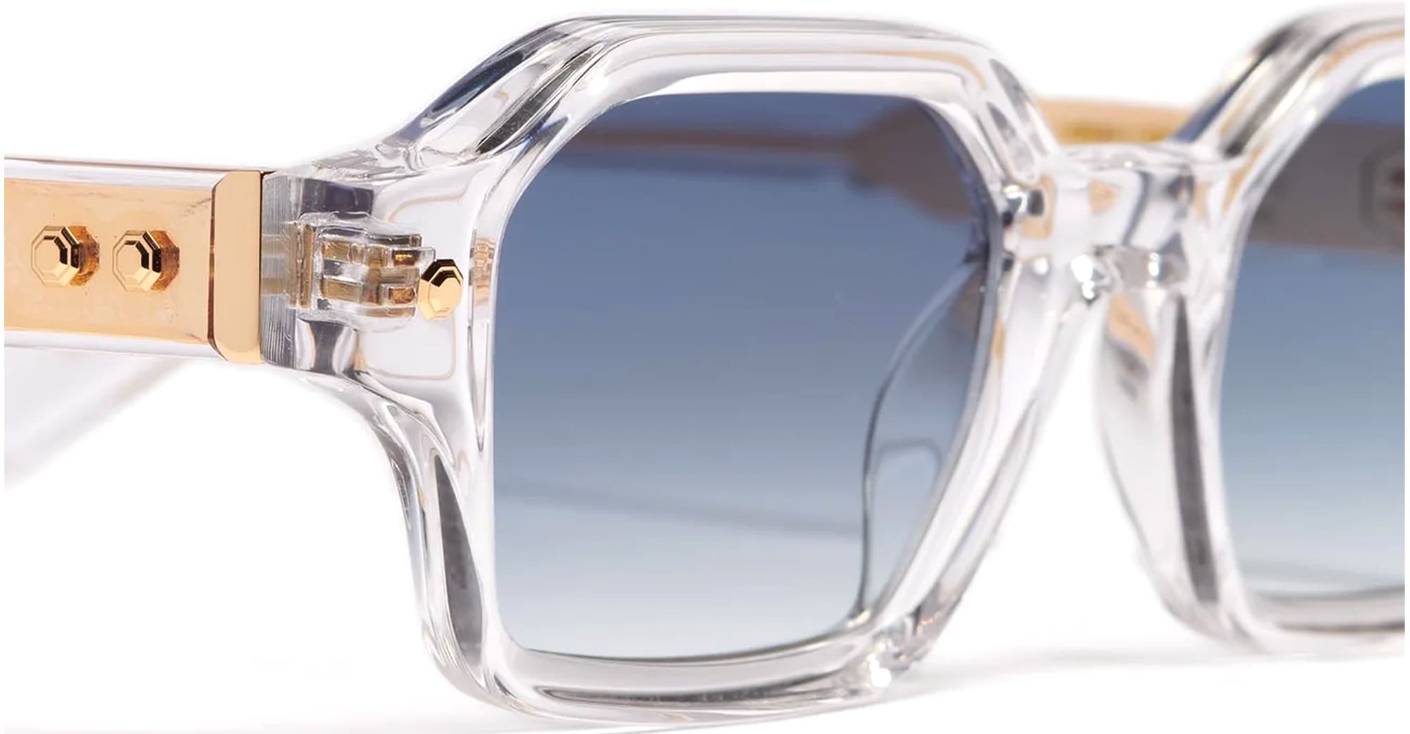 Ottica Mondello Roma - John Dalia - P09-C190 - PROJECT 09 - C190 Crystal / Yellow Gold - Metal - shape  - transparent, gold - EYEWEAR - SUNGLASSES - Unisex,Uomo,Donna,Women,Men - lens  - Made In France