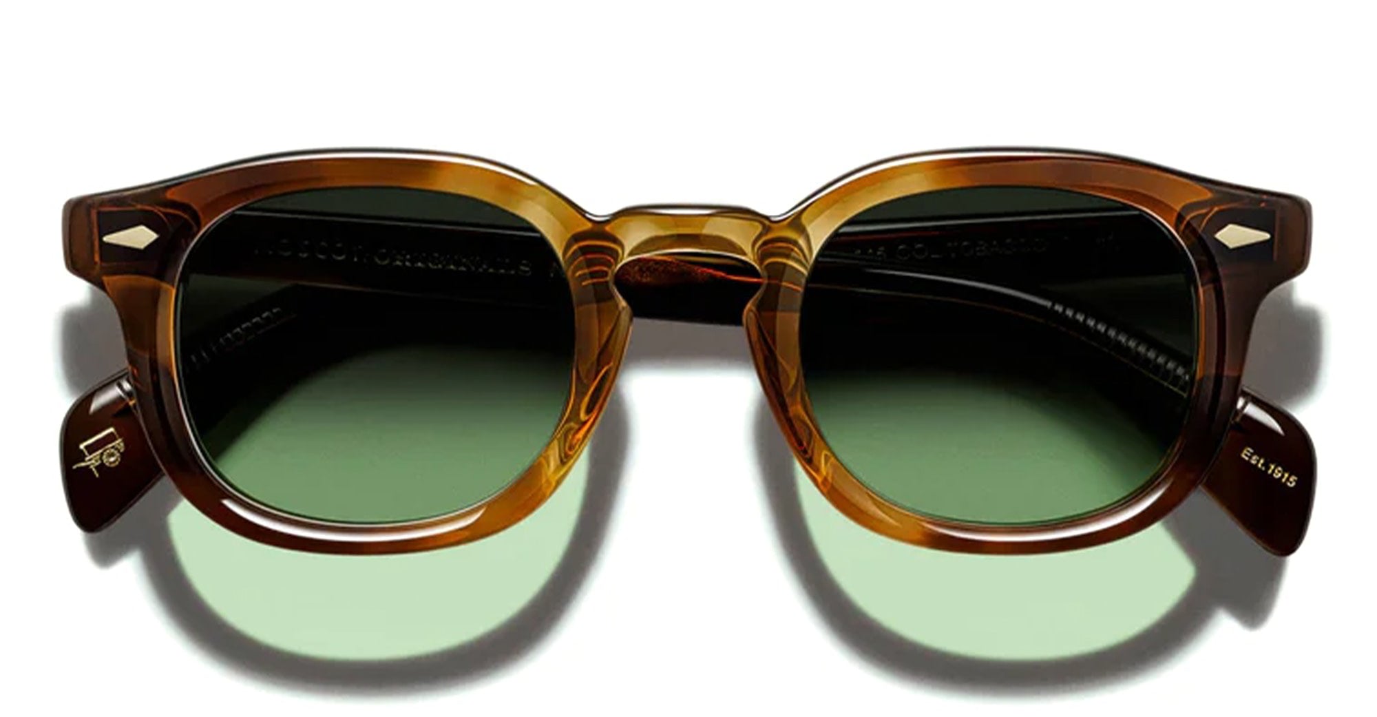 Moscot Mekler (46) - tobacco / forest wood lens – Mondello 1962