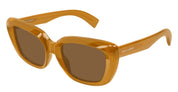 Ottica Mondello Roma - Saint Laurent - SL 857-004 - SL 857-004 - YELLOW / BROWN LENS - Acetate - shape Cat-eye - yellow - EYEWEAR - SUNGLASSES - Donna,Women - lens Brown - Made In Italy