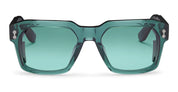 Ottica Mondello Roma - Akoni - AKS-535B-54 - PEGASUS-TWO - CRYSTAL EMERALD GREEN - Acetate, titanium - shape Squared - green - EYEWEAR - SUNGLASSES - Unisex,Uomo,Donna,Women,Men - lens Gradient green - Made In Japan