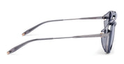 Ottica Mondello Roma - Akoni - AKS-525D-54 - SPITZER - BRUSHED BLACK PALLADIUM / CRYSTAL GREY - titanium, acetate - shape Pilot - Black, Grey - EYEWEAR - SUNGLASSES - Unisex,Uomo,Donna,Women,Men - lens Blue - Made In Japan