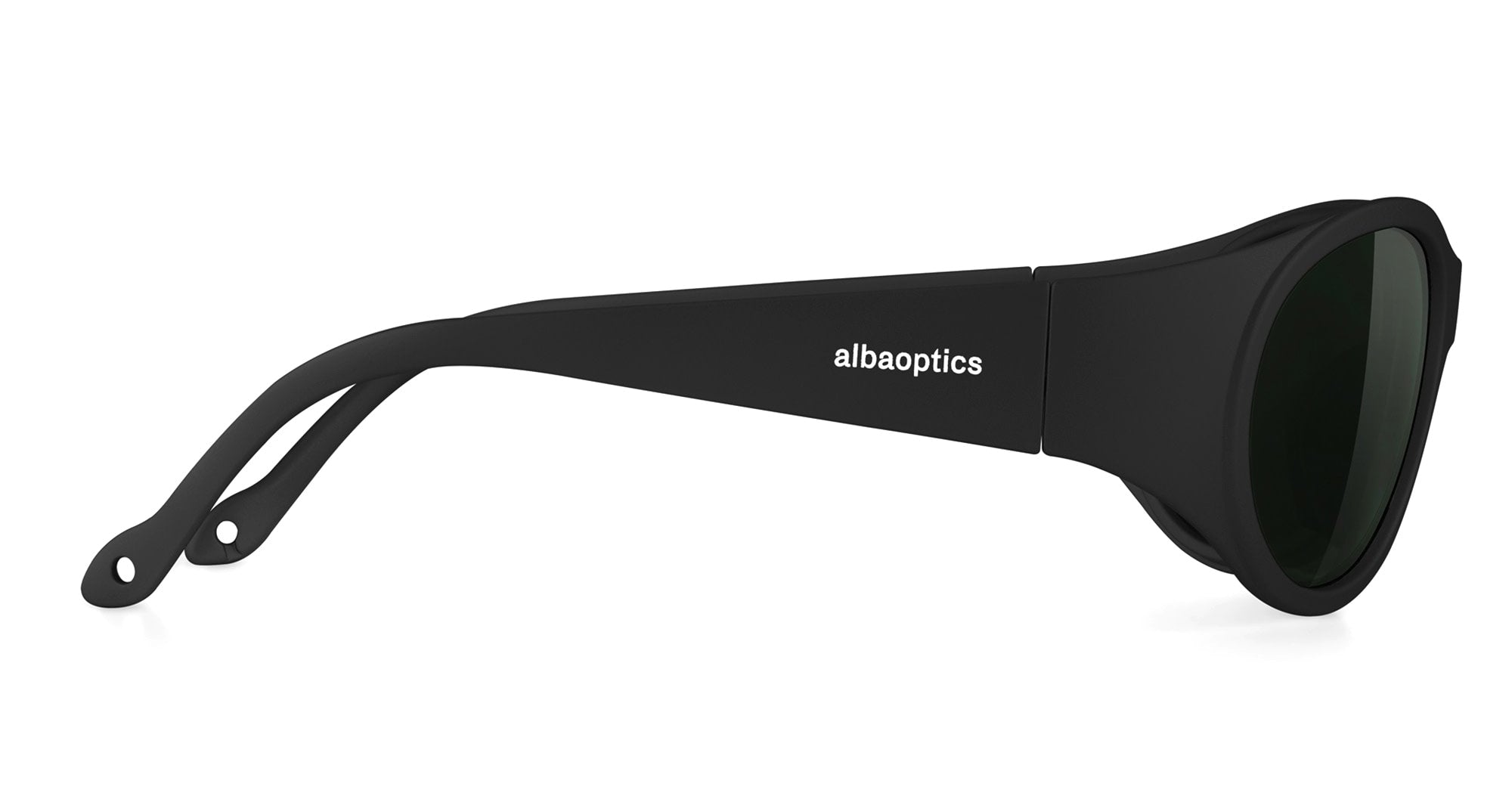 Ottica Mondello Roma - Alba Optics - 8050054515212 - ANVMA 99 - BLACK / VZUM LEAF - Tr90 - shape Oval - Black - EYEWEAR - SUNGLASSES - Unisex,Uomo,Donna,Women,Men - lens Green - Made In Italy