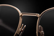 Ottica Mondello Roma - DITA - DTX205-A-03 - LINEAGE.68 - WHITE GOLD / ANTIQUE SILVER RX - Titanium - shape Round - gold, silver - EYEWEAR - EYEGLASSES - Unisex,Uomo,Donna,Women,Men - lens Clear - Made In Japan