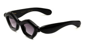 Ottica Mondello Roma - Paloceras - pebble-shadow-black-dx - PEBBLE - SHADOW BLACK DX - Acetate - shape Cat-eye - Black - EYEWEAR - SUNGLASSES - Unisex,Uomo,Donna,Women,Men - lens Gradient grey - Made In China