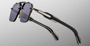 Ottica Mondello Roma - Jacques Marie Mage - JMMSVR-58 - SILVERTON - RAVEN - Acetate, titanium - shape  -  - EYEWEAR - SUNGLASSES - Uomo,Men - lens  - Made In Japan