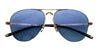 Ottica Mondello Roma - Jacques Marie Mage - JMMTV-40  - AMELIA - GOLD - Titanium - shape Aviator - Gold - EYEWEAR - SUNGLASSES - Unisex,Uomo,Donna,Women,Men - lens Gradient blue - Made In Japan