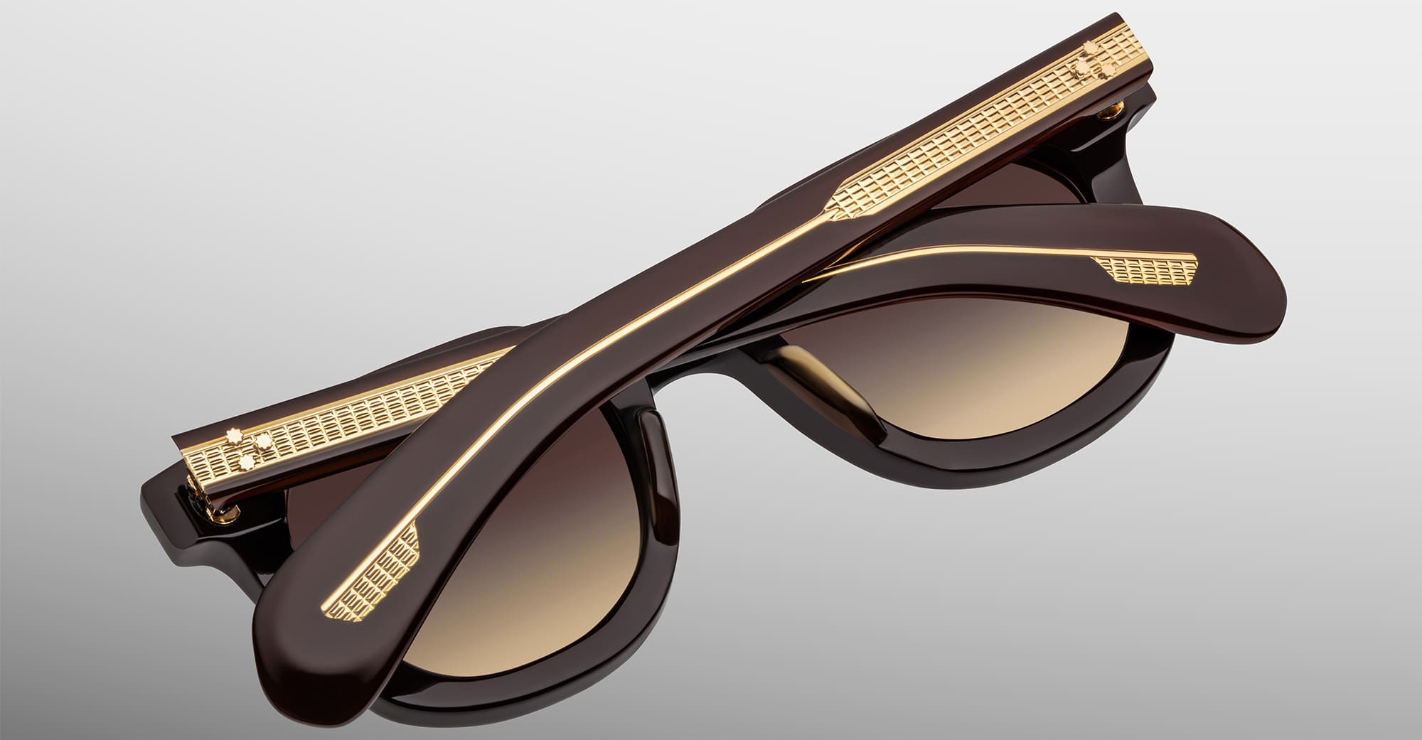 Ottica Mondello Roma - Jacques Marie Mage - JMMVE-B17 - VENDOME EPOXY II - GANACHE - Acetate - shape Panto - brown - EYEWEAR - SUNGLASSES - Unisex,Uomo,Donna,Women,Men - lens Gradient brown - Made In Japan