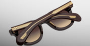 Ottica Mondello Roma - Jacques Marie Mage - JMMVE-B17 - VENDOME EPOXY II - GANACHE - Acetate - shape Panto - brown - EYEWEAR - SUNGLASSES - Unisex,Uomo,Donna,Women,Men - lens Gradient brown - Made In Japan