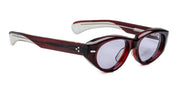 Ottica Mondello Roma - Jacques Marie Mage - JMMKR-14N - KRASNER - CHERRY - Acetate - shape Cat-eye - red - EYEWEAR - SUNGLASSES - Donna,Women - lens lavender - Made In Japan