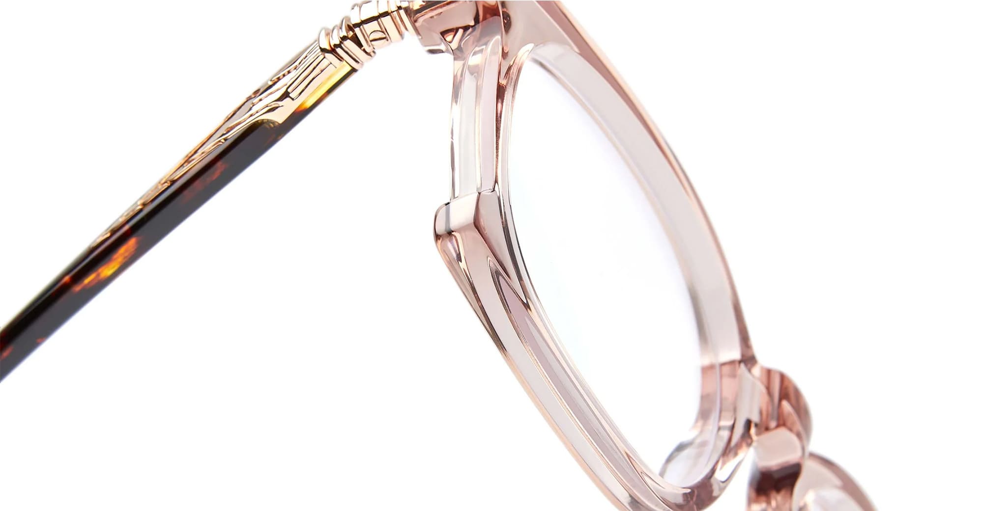 Ottica Mondello Roma - Kuboraum - KROD71PS000000OP - MASK D71 - PINK SALT RX  - Acetate, metal - shape Round - transparent pink - EYEWEAR - EYEGLASSES - Unisex,Uomo,Donna,Women,Men - lens Clear - Made In Italy