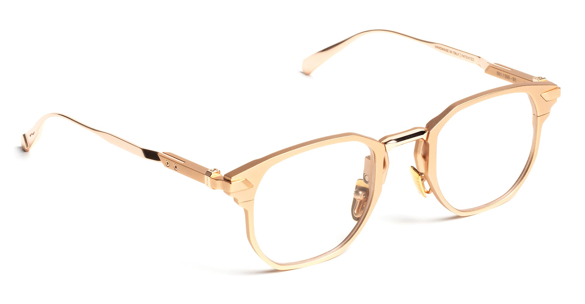 Ottica Mondello Roma - Movitra - VIS INSITA 01-C3 D - VIS INSITA 01 - C2 Light Gold RX - Titanium - shape Panto - Gold - EYEWEAR - EYEGLASSES - Uomo,Men - lens Clear - Made In Italy