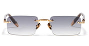 Ottica Mondello Roma - John Dalia - R01-C531 - R01 - C531 Yellow Gold 18K - Metal - shape Rectangular - Gold - EYEWEAR - SUNGLASSES - Unisex,Uomo,Donna,Women,Men - lens Gradient grey - Made In France