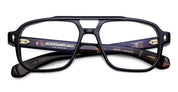 Ottica Mondello Roma - Jacques Marie Mage - JMMEVRX-15A - EVANS - NOIR 15 RX - Acetate - shape Navigator - Black - EYEWEAR - EYEGLASSES - Unisex,Uomo,Donna,Women,Men - lens Clear - Made In Japan
