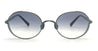 Ottica Mondello Roma - Matsuda - M3137.SG.AS-BL.51 - M3137 - ANTIQUE SILVER - Titanium - shape Oval - Silver - EYEWEAR - SUNGLASSES - Uomo,Men - lens Blue - Made In Japan