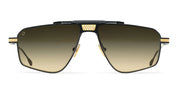 Ottica Mondello Roma - T HENRI - DMC008 - DROPHEAD - TRAVERSE - Titanium - shape Aviator - Black, gold - EYEWEAR - SUNGLASSES - Unisex,Uomo,Donna,Women,Men - lens Gradient brown - Made In Japan