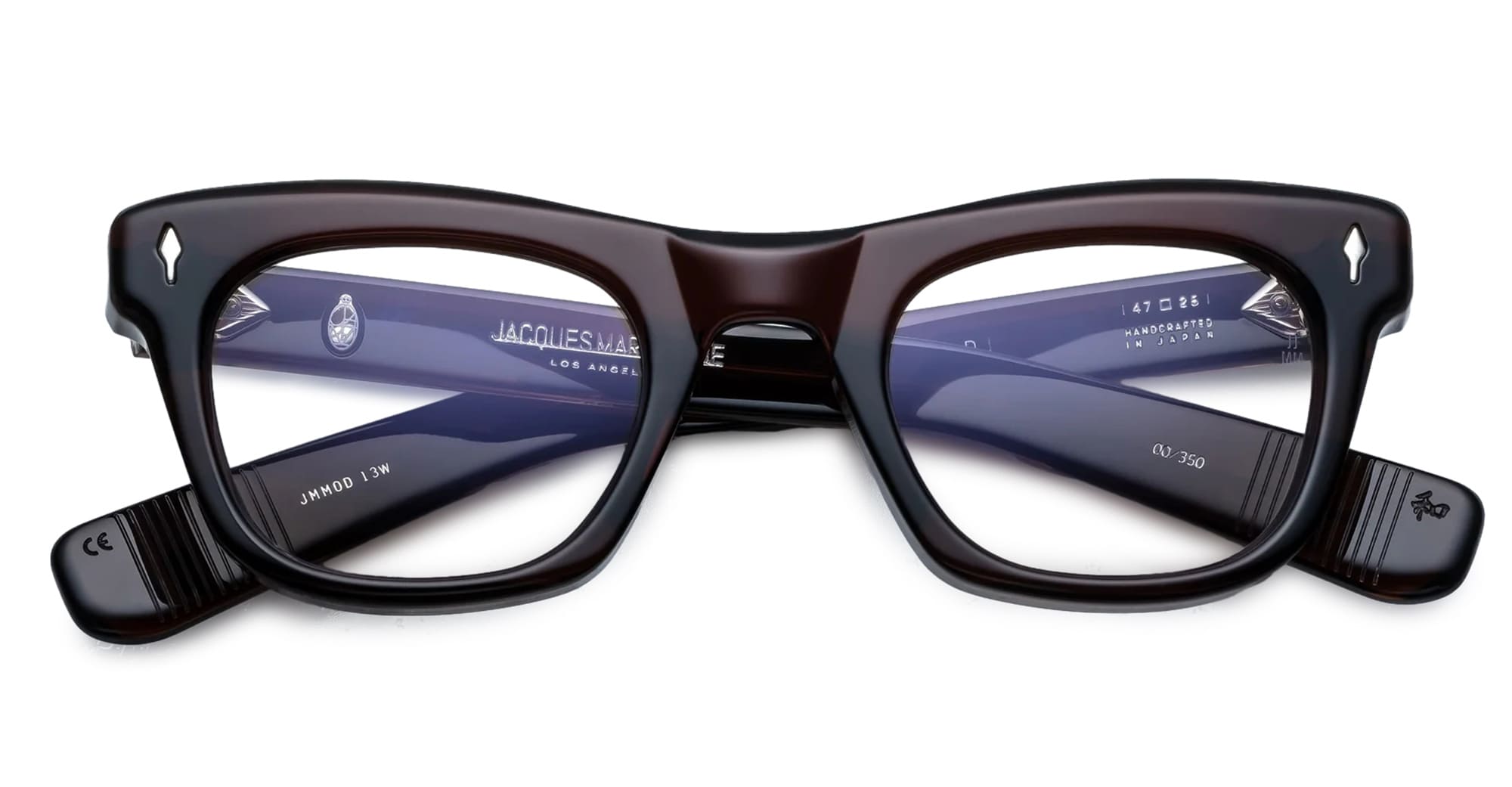 Ottica Mondello Roma - Jacques Marie Mage - JMMODRX-13W - GODARD - ZOLTAR RX - Acetate - shape Squared - brown - EYEWEAR - EYEGLASSES - Unisex,Uomo,Donna,Women,Men - lens Clear - Made In Japan
