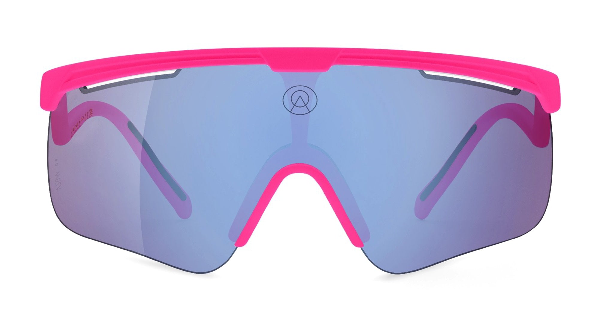  VZUM F-LENS FLM - Tr90 - shape Mask - pink - EYEWEAR - SUNGLASSES - Unisex,Uomo,Donna,Women,Men - lens purple - Made In Italy