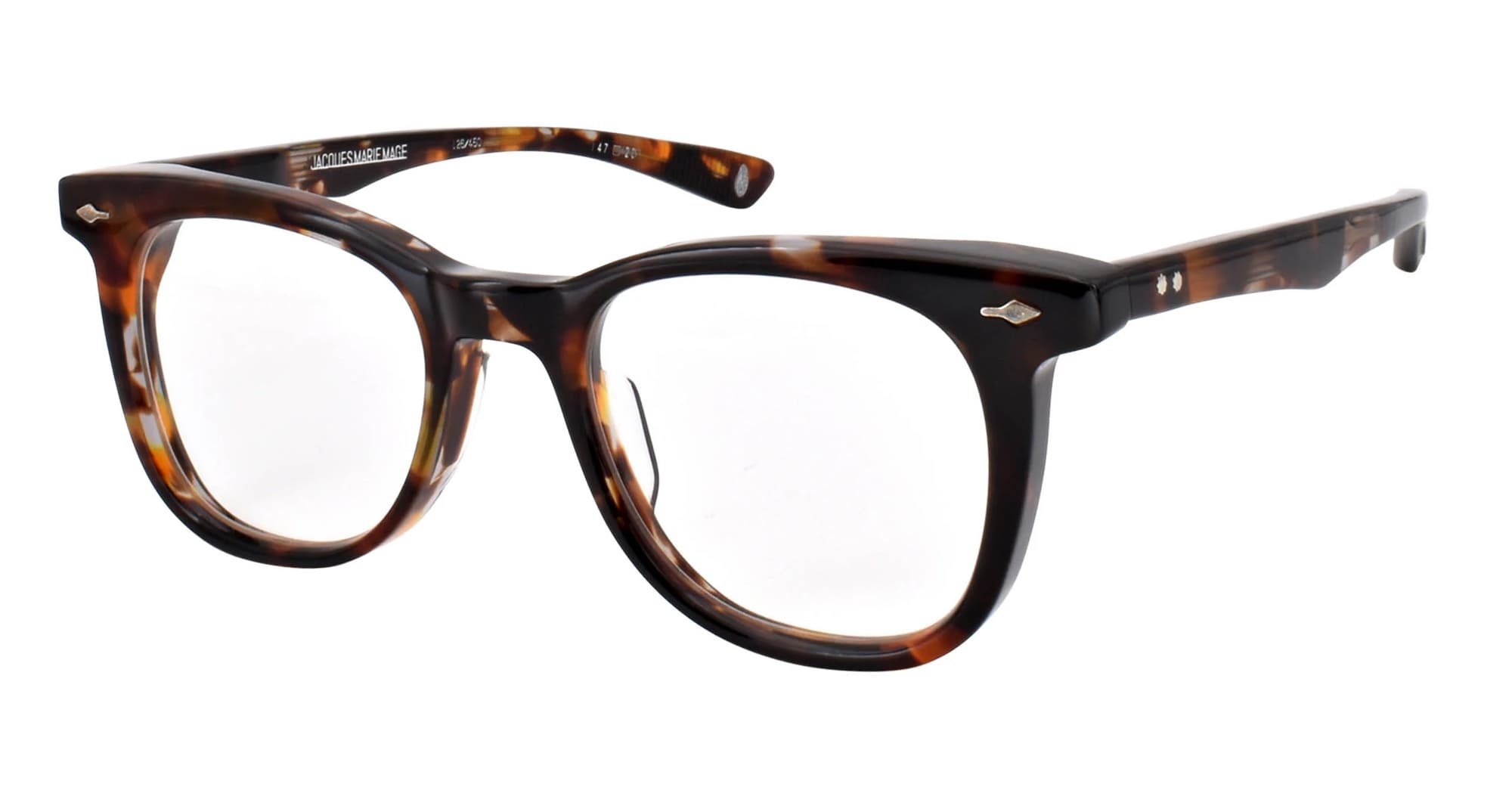 Ottica Mondello Roma - Jacques Marie Mage - JMMHQRX-18Q - HORTENSE - ETNA RX - Acetate - shape Panto - Tortoise - EYEWEAR - EYEGLASSES - Donna,Women - lens Clear - Made In Japan