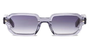 Ottica Mondello Roma - John Dalia - P06-C159 - PROJECT 06 - C159 Grey Translucid / Platine Plated - Acetate - shape Rectangular - grey, white gold - EYEWEAR - SUNGLASSES - Unisex,Uomo,Donna,Women,Men - lens Gradient blue - Made In France
