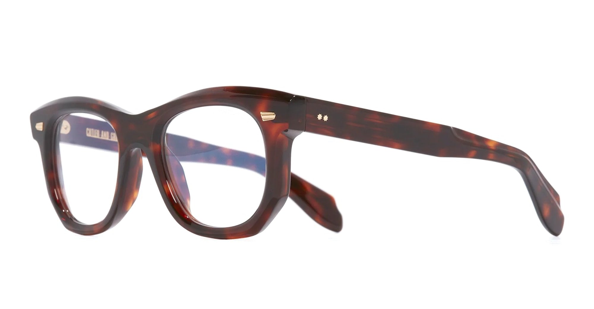 Ottica Mondello Roma - Cutler and Gross - CGOP-1409-49-02 - 1409 - DARK TURTLE RX - Acetate - shape Round - Tortoise - EYEWEAR - EYEGLASSES - Unisex,Uomo,Donna,Women,Men - lens Clear - Made In Japan
