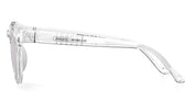 Ottica Mondello Roma - Alba Optics - 8050054517223 - ANVMA V.02 - CRYSTAL GLOSSY / VZUM ALU - Tr90 - shape Panto - Crystal - EYEWEAR - SUNGLASSES - Unisex,Uomo,Donna,Women,Men - lens Grey - Made In Italy