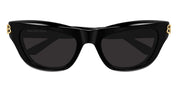 Ottica Mondello Roma - Balenciaga - BB0430S-001 - BB0430S-001 - BLACK - Recycled acetate - shape Cat-eye - Black - EYEWEAR - SUNGLASSES - Donna,Women - lens Grey - Made In Japan
