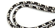 Silk cord - black /  white / brown