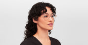 Ottica Mondello Roma - Mykita - 10089182 - NOOMI -  C206 Desert Haze / Glossy Gold - stainless steel - shape  - transparent beige - EYEWEAR - EYEGLASSES - Donna,Women - lens  - Made In Germany