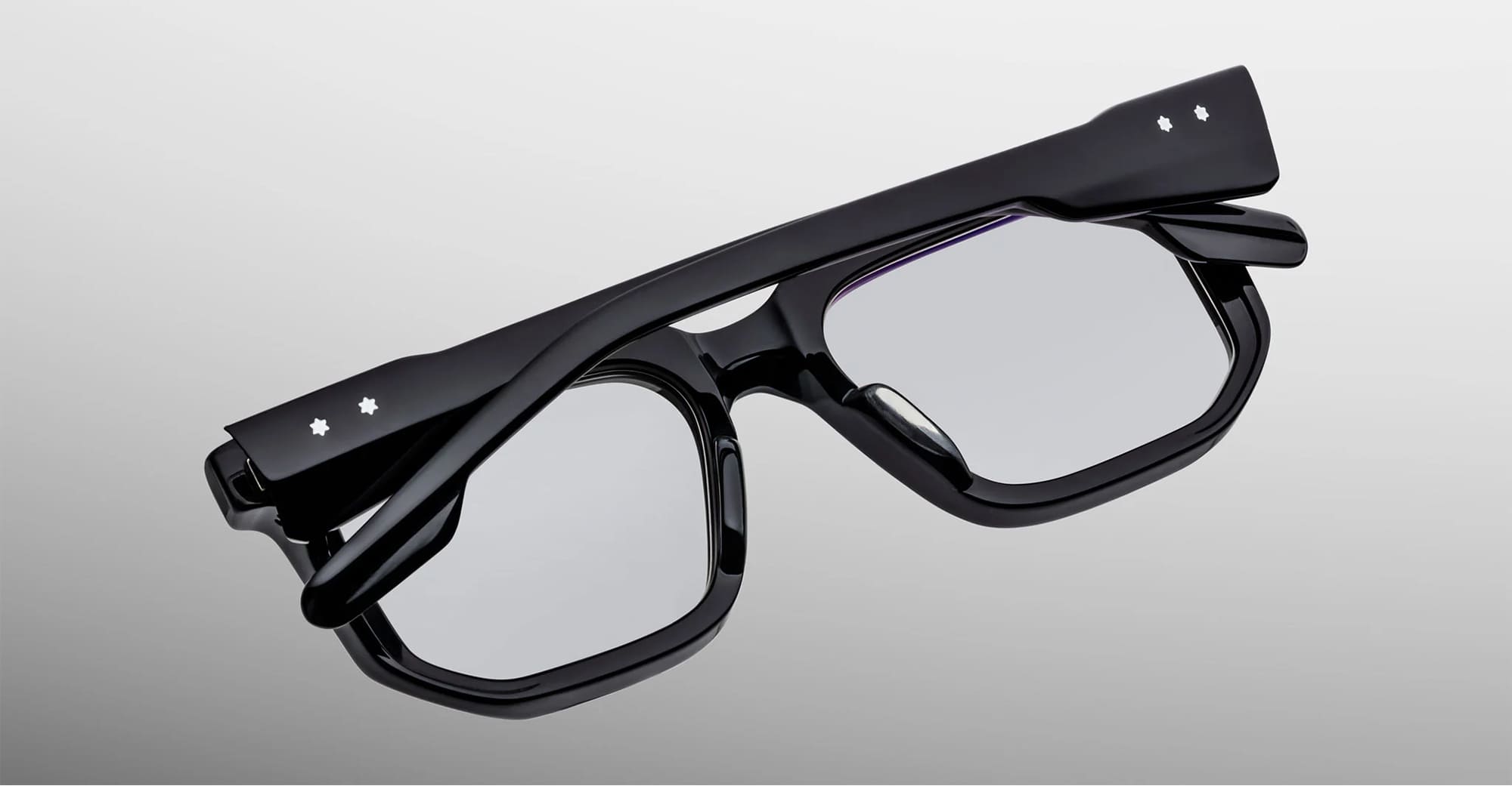 Ottica Mondello Roma - Jacques Marie Mage - JMMVUCRX-88 - YOSHI - BLACK RX - Acetate - shape Rectangular - Black - EYEWEAR - EYEGLASSES - Unisex,Uomo,Donna,Women,Men - lens Clear - Made In Japan